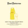 Early 1920s Long Waisted Dress Sewing Pattern Flapper Era One-Piece Gown with Vest Detail Bust 36 Past Patterns 1908 view 1