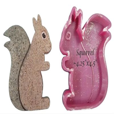 Squirrel - Silicone freshie Mold -