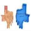 Melting State of Texas - Silicone Freshie Mold - view 1