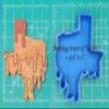 Melting State of Texas - Silicone Freshie Mold - view 2