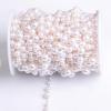 GIOTEL Beading 1M Beaded Copper Chain Pearl Chain Handmade Necklace Bracelet DIY Jewelry Making Crafts Components Jewelry Production Chain (Color : KC 3-9mm, Size : 1meter) view 2