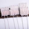 GIOTEL Beading 1M Beaded Copper Chain Pearl Chain Handmade Necklace Bracelet DIY Jewelry Making Crafts Components Jewelry Production Chain (Color : KC 3-9mm, Size : 1meter) view 4
