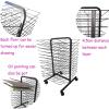 THEGA Art Drying Rack - Double Sided Drying Rack, 26-Shelf Mobile Drying Painting Racks, Mobile Metal Art Storage Rack, Paint Drying Rack, Metal Artwork Storage Display Rack view 4