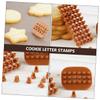 Hemoton 15pcs Alphabet Stamps for Clay Boys and Girls Name Stamp Polymer Clay Molds Letter Printing Molds Tools view 4