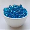 Glass Beads 6mm 140pcs Round Smooth Loose Beads for Bracelet Necklace Jewelry Making Craft DIY6mm, 50604 Lake Blue view 2