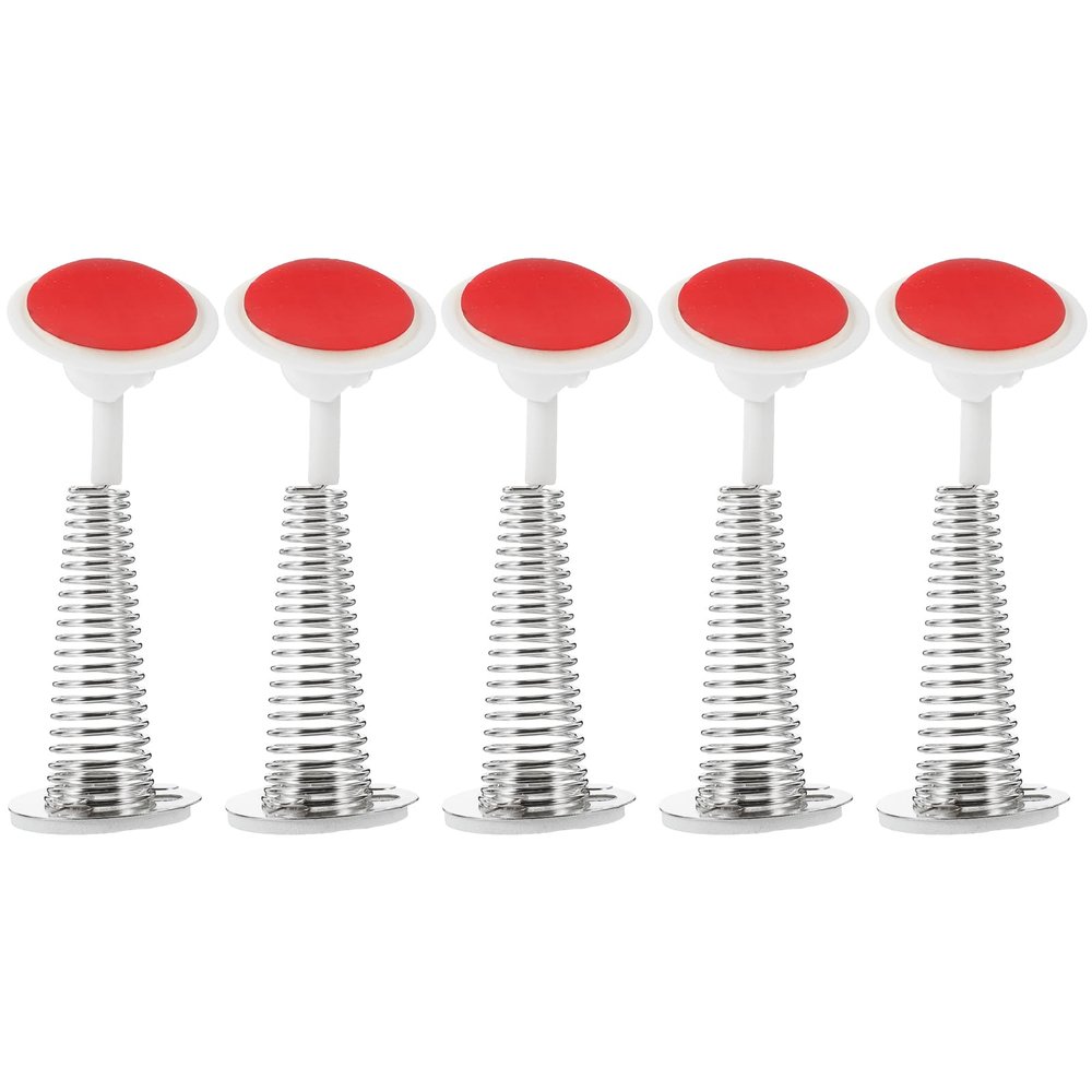 SWOOMEY 5pcs DIY Spring Base Car Bobblehead Dashboard Educational Decked Accessories Jumping Spring Replacement Head Doll Spring Base Car Dashboard Spring Base Dashboard Base