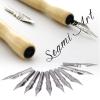 Calligraphy Nib Stainless Steel Comic Pen Nib Calligraphy Pen Nibs Dip Pens Nibs Set Flexible Application High Performance Durable Material Nib Tip Replacement(Flower Orchid Tip) view 2