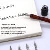 Calligraphy Nib Stainless Steel Comic Pen Nib Calligraphy Pen Nibs Dip Pens Nibs Set Flexible Application High Performance Durable Material Nib Tip Replacement(Flower Orchid Tip) view 3