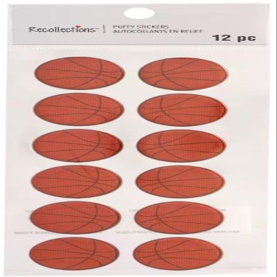 Recollections Basketball Repeats 12 pc Stickers