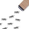 Tiger Rubber Stamp, 3/5 Inch Small Mini Animal Stamp for Scrapbooking Card Making Planner view 1