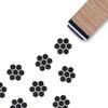 Honeycomb Rubber Stamp, 3/5 Inch Small Mini Bee Stamp for Scrapbooking Card Making Planner view 1
