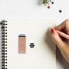 Honeycomb Rubber Stamp, 3/5 Inch Small Mini Bee Stamp for Scrapbooking Card Making Planner view 3