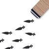 Carrot Rubber Stamp, 3/5 Inch Wedding Meal Choice Small Mini Stamp for Scrapbooking view 1