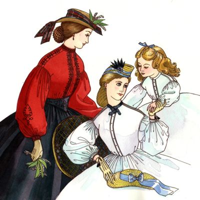 Past Patterns 0709, 1860s Garibaldi Shirt Sewing Pattern, Civil War Era Blouse, Victorian Shirtwaist, Bust 32-48, 9 Pattern Pieces, Cup Sizes B C D