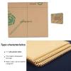 Clear Acrylic Leather Craft Pen Bag Template, Pencil Case Cutting Pattern for Leatherworking view 4