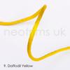 2mm Thick Rattail Satin Silky Nylon Cord String, Ideal for Crafts Beading Cord & Jewelry Making in 23 Beautiful Colours by Neotrims UK. [Daffodil Yellow, 5 Meters] view 2