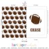Football Sports Coach Team Cards 3 Ring Binder 2" Personalized Name Back to School Supplies Teacher Office Birthday Girl Boy Kids Adult Custom Gift Christmas Birthday Holiday Homeschool Organizer view 3