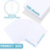 Spiareal 100 Sheets 11 x 15 Inch Watercolor Paper Bulk 140 Lb/300 GSM White Construction Paper Cold Press Blank Cotton Art Paint White Color Pad Artists Drawing Christmas Cards view 2