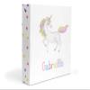 Rainbow Unicorn 3 Ring Binder 2" Personalized Name Back to School Supplies Teacher Office Birthday Girl Boy Kids Adult Custom Gift Christmas Birthday Holiday Homeschool Organizer view 1