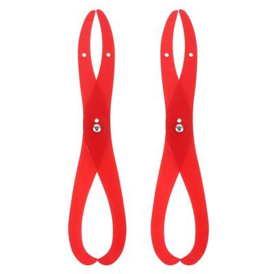 Clay Model Measuring Tool Styling Clay Bent Leg Supplies Sludge Red Plastic Ceramics Styluses