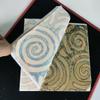 JINRUISI Variegated Gold Foil Leaf 50 Sheets Booklet Colorful Imitation Gold Leaf Gilding Craft Decoration Art (Spiral Lucky Clouds Gold) view 2