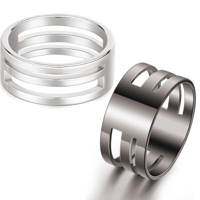 Hicarer 2 Pieces Jump Ring Opening Tools Opening Stainless Steel Jump Split Ring Opener Circle Tool for Jewelry Makers Craft Projects Supplies(Silver, Black)