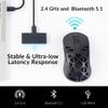 Keychron M3 Mini 4K Wireless Bluetooth 5.1/2.4 GHz/Wired Optical Mouse, Ultra-Lightweight 65g Programmable PixArt 3395 Sensor with up to 26,000 DPI/ 650 IPS for Windows Mac Linux - Metallic Black view 3