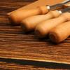 4 Sizes Leather Edge Beveler Tool,Wide Mouth Leathercraft Edge Skiving Beveler, DIY Beveler Shallow Skiving Trimming Leather Edge Press(4mm) view 2