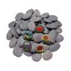 Rocks for Painting 50pcs 1.5-2.5 inch Small Painting Rocks, Natural River Rocks Smooth Flat Pebbles for Crafts, Kindness Rocks for Arts Painting Activities, DIY Decorative Flower pots Fish Tank view 1