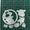 Christmas Deer Metal Die Cuts, Cutting Dies for Card Making Clearance, Embossing Dies for Scrapbooking, DIY Album Paper Cards Decoration view 3