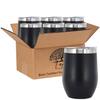 Fapeto more than a simple name Unmarked Stainless Steel Tumblers in Bulk for Laser Engraving, Stamping and DIY ideas (12 Oz Wine Tumbler, 2) view 1
