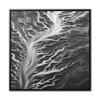 Ink River - Gallery Canvas Wraps, Square Frame Walnut Premium Gallery Wraps (1.25) 12 x 12 (Square) view 3