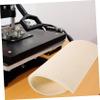 COHEALI Heat Press Mat: 1 Sheet Sublimation Heat Press Machine Sponge Pad Sponge Insulation Pad for Transfer, Ironing, Clothes and Crafts, White view 2