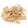 AUNMAS 54Pcs Clear Acrylic Pattern, Templates Quilting Templates Stencil Template Set Leather Craft Quilting Sewing Tool DIY view 1