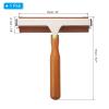 PATIKIL 6 Inch Rubber Roller Brayer, Anti Skid Hard Rubber Roller Tools for Wallpaper Art Craft Printing Printmaking Ink Stamping Tape Construction, Red view 2