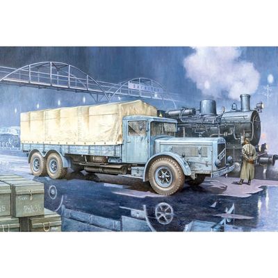 RODEN - Model Truck Vomag 8 LR Lkw WWII German Heavy Truck 822 1/35th Model Tank Promo