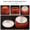 Domivirgo 24 Empty Candle Tins 5.4 oz with Lids - Simple Candle-Making Kit, Includes Wicks, Holders & Stickers, Multi-Purpose Storage Containers for Crafts & Small Items view 3