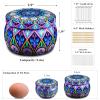 Domivirgo 24 Empty Candle Tins 5.4 oz with Lids - Simple Candle-Making Kit, Includes Wicks, Holders & Stickers, Multi-Purpose Storage Containers for Crafts & Small Items view 4