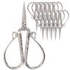 JubileeYarn Classic Chinese Small Embroidery Craft Scissors - Silver - 10 Scissors view 1