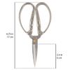 JubileeYarn Classic Chinese Small Embroidery Craft Scissors - Silver - 10 Scissors view 4