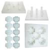 Essential Depot R.E.D. Multipurpose MOLD (Shamrock Clover shaped) for Bath Bomb Making - Use by Hand or with The R.E.D. Press - HDPE, NSF, Food Grade view 1