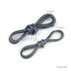 Waxed Cord String in 26 Colour, 1.5mm & 3mm Thickness. Strong & Water Resistant, Cotton Feel Polyester Cord. for Crafts, Jewellery Making, Decoration, Apparel. [Charcoal, 1.5 mm, 20 Meters] view 2