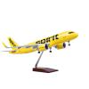 18.5" Spirit Plane Model 320 Large Model Jet Airplane Model 1:80 Scale Diecast Airplanes Model with LED Light Die-Cast for Collection Festival Gift Ornament view 1