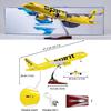 18.5" Spirit Plane Model 320 Large Model Jet Airplane Model 1:80 Scale Diecast Airplanes Model with LED Light Die-Cast for Collection Festival Gift Ornament view 3