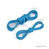 Waxed Cord String in 26 Colour, 1.5mm & 3mm Thickness. Strong & Water Resistant, Cotton Feel Polyester Cord. for Crafts, Jewellery Making, Decoration, Apparel. [Aegean Blue, 1.5 mm, 20 Meters] view 2
