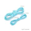 Waxed Cord String in 26 Colour, 1.5mm & 3mm Thickness. Strong & Water Resistant, Cotton Feel Polyester Cord. for Crafts, Jewellery Making, Decoration, Apparel. [Lt Turquoise, 1.5 mm, 10 Meters] view 2