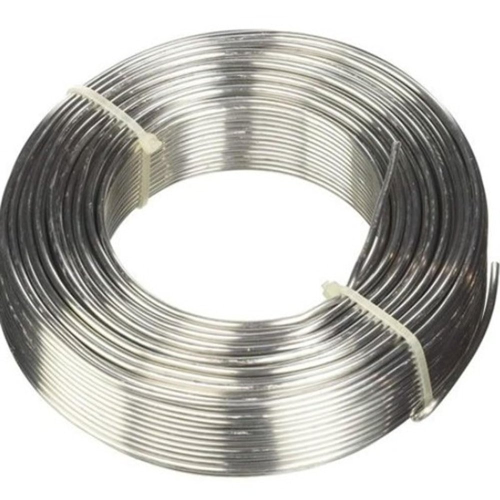 925 Silver Plated Round Wire for Jewelry Making | 50 feet, 33 Gauge | DIY Home Decor Arts and Crafts Cord Metal Thread | Gemstone Wrapping Jewellery Finding Wire