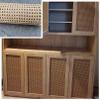 Tophacker Cane Webbing Sheet, Home Decoration, Chair Cane Supplies, Natural Rattan Cane Webbing Roll, Rattan Furniture, DIY Supplies 45 55 60 90 Cm (Size : 80cmx400cm(32inx158in)) view 4