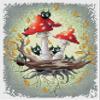 MP Studia Cross Stitch Embroidery Kits for Adults and Beginners Mushrooms - We are here 20x15cm/7.87x5.91 14ct. view 1