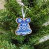 MP Studia Cross Stitch Embroidery Kits for Adults and Beginners Winter - Christmas Tree Toy - Holiday Bell 7x5cm/2.76x1.97 view 2